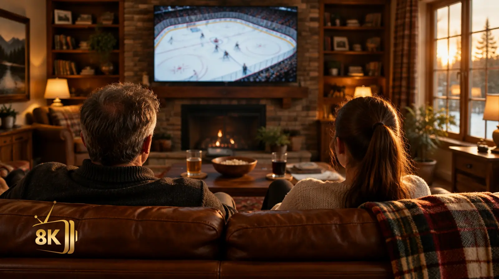 Man unplugging an old cable set-top box into a return box while the television already runs on a streaming stick